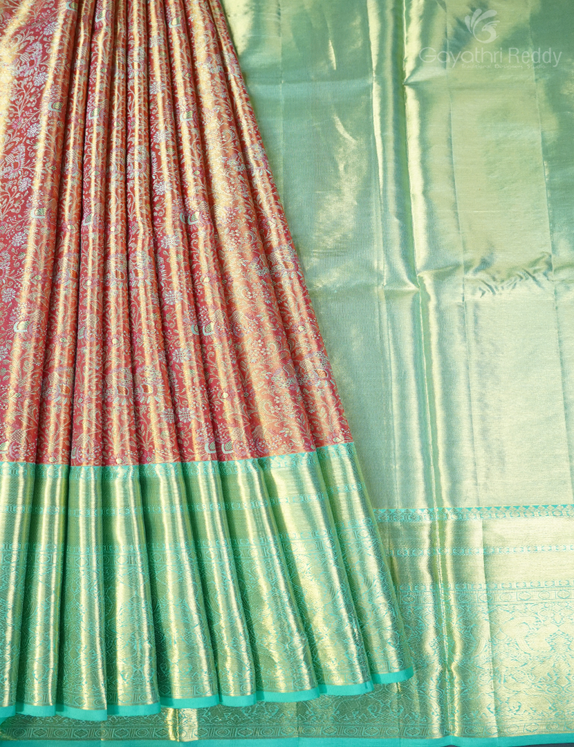 PURE KANCHI PATTU PAVADA(FREE SIZE)-KPL808