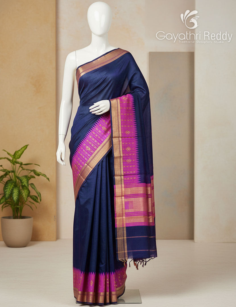 PURE KHADI PATTU SAREE-KHP1257