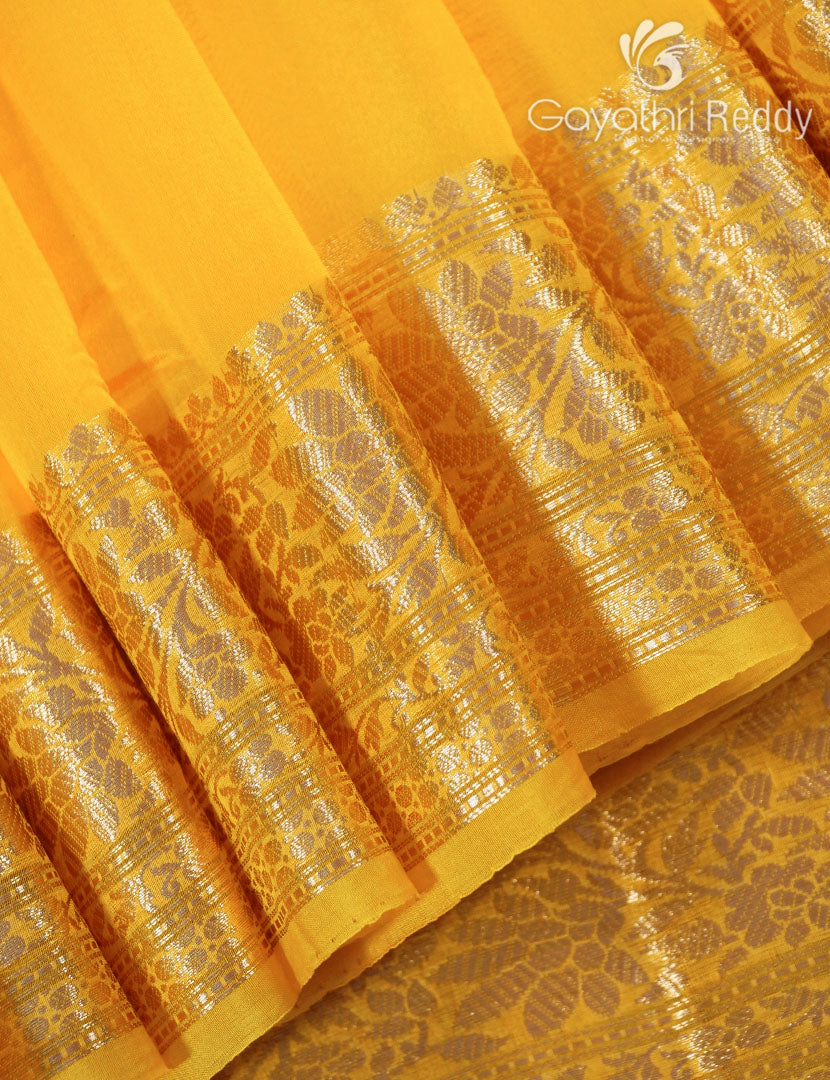 PURE BANARAS KORA SILK-BKS143