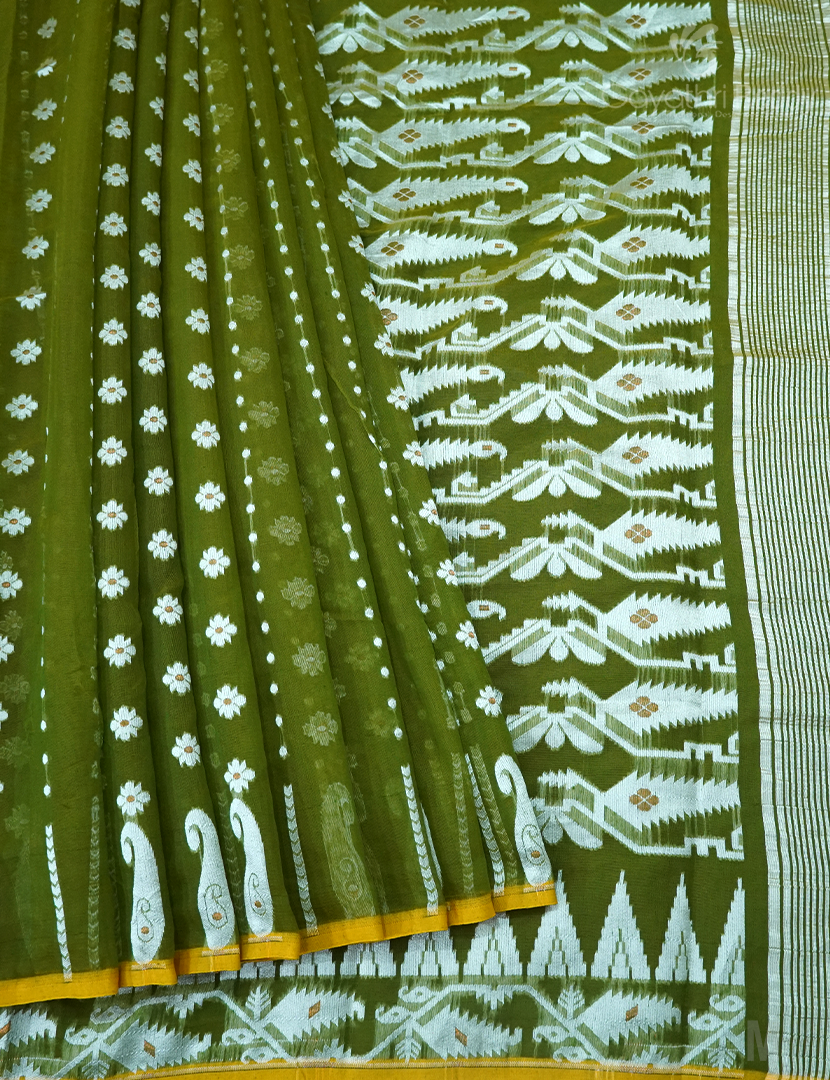 JAMDANI COTTON(WITHOUT BLOUSE)-JMC458