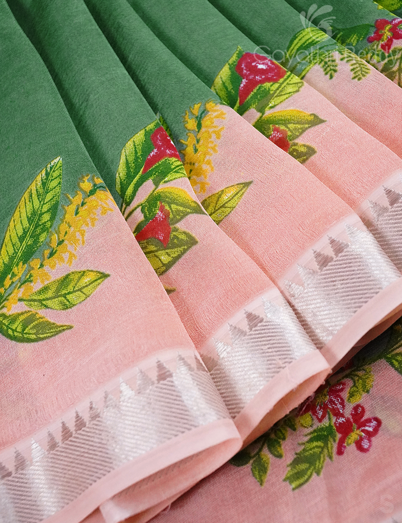MANGALAGIRI PATTU PRINTED SAREE-MGP1110