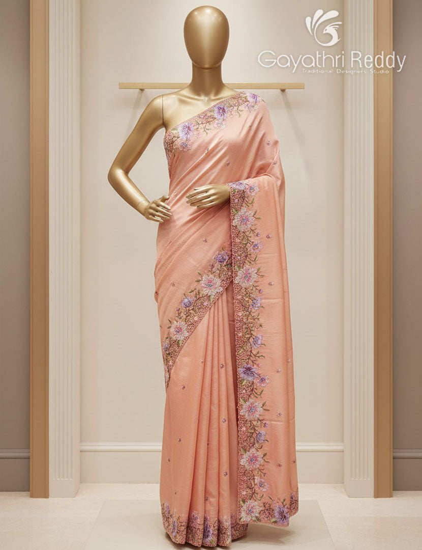 SEMI DUPION SILK SAREE-SDS99