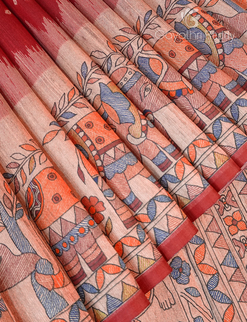 SEMI TUSSAR SAREE-ST1075