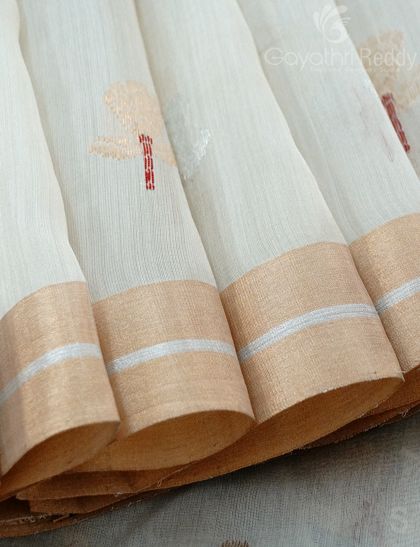 PURE CHANDERI SICO SAREE-PCS641