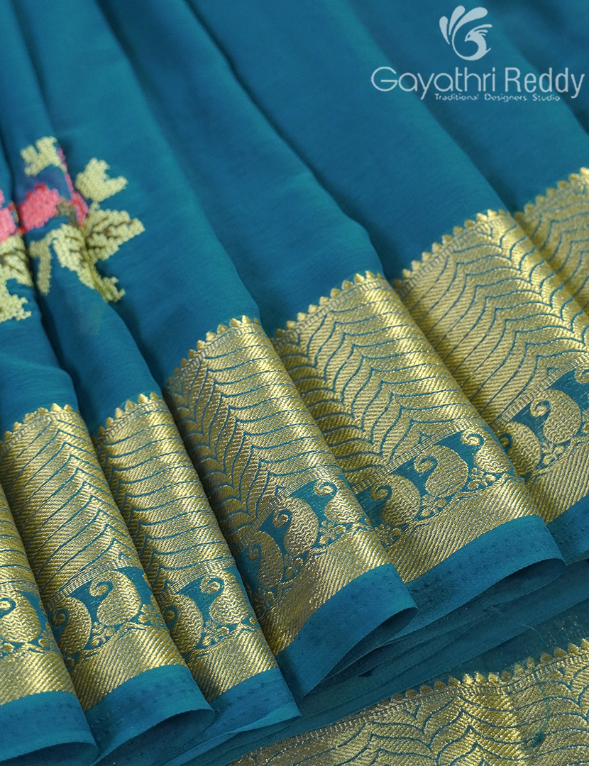 CHIFFON FANCY SAREE-PCF322