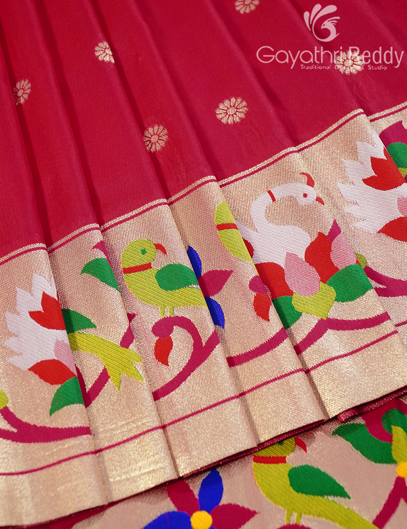 SEMI PAITHANI SAREE-SPS90