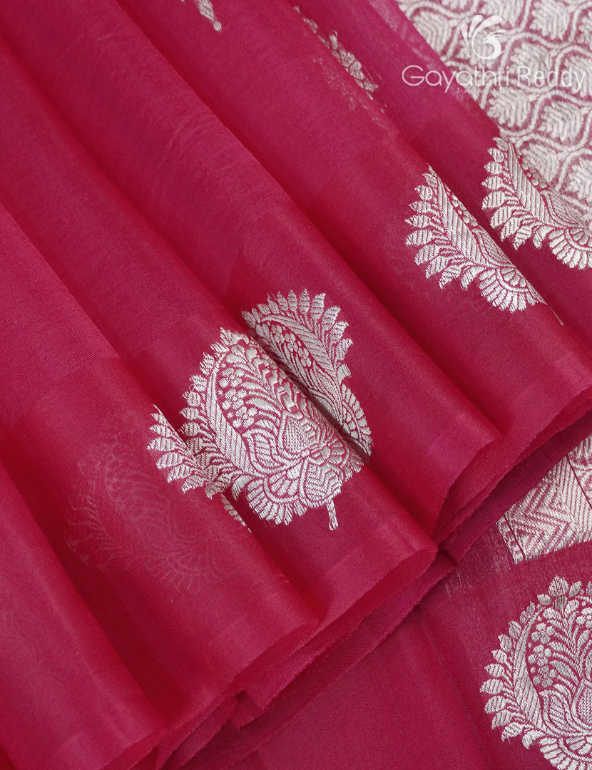 PURE BANARAS KORA SILK-BKS134