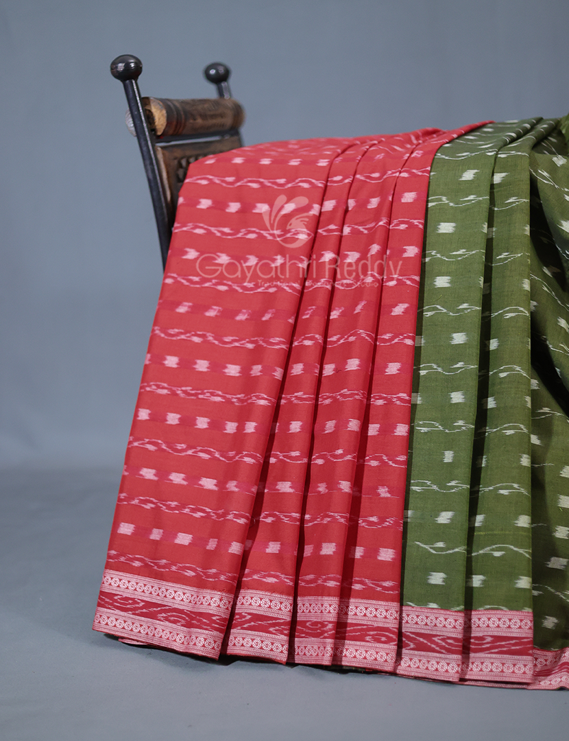 PURE IKKAT PATLI PALLU-IKC586