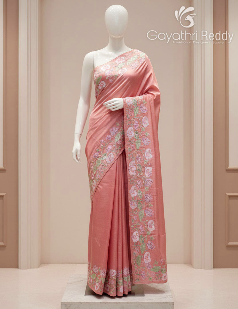 SEMI DUPION SILK WORK-SDSW7