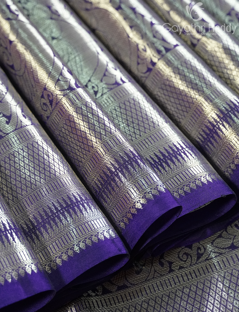 PURE KANCHI PATTU BIG BORDER SAREE-KP8382