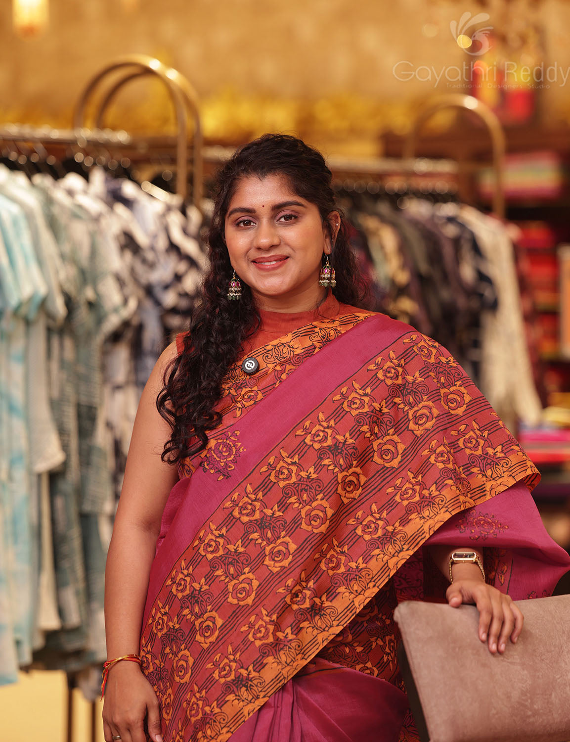 MANGALAGIRI PRINTED SAREE-MP110