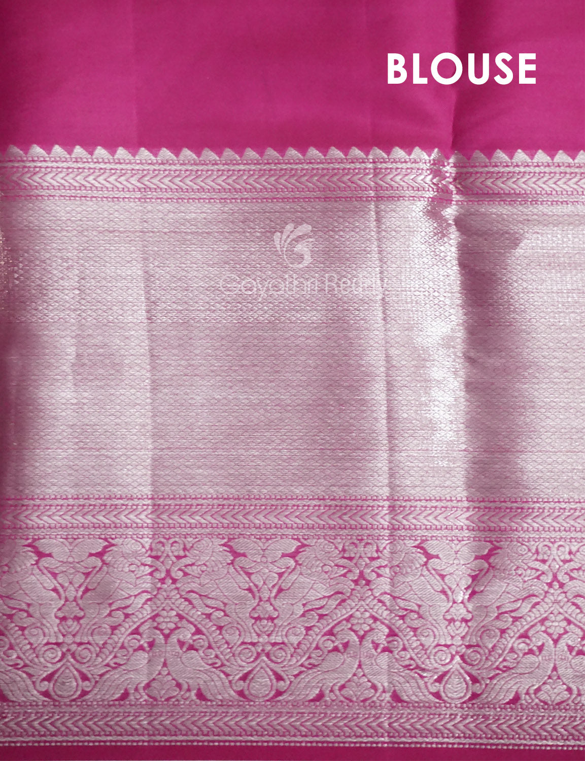 PURE KANCHI WITH SILVER ZARI BORDER-KP4173