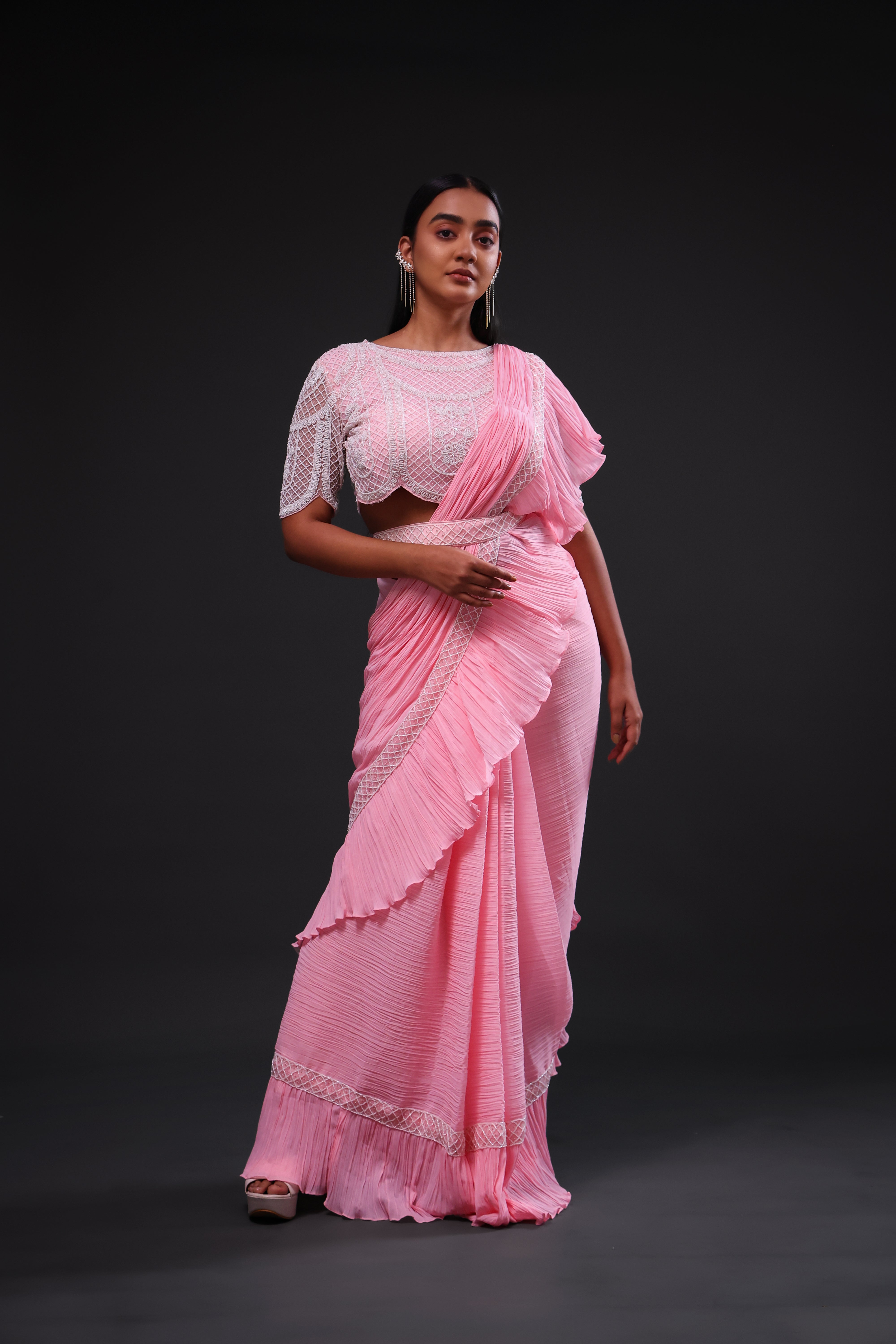 1 MINUTE FANCY SAREE-FA4053