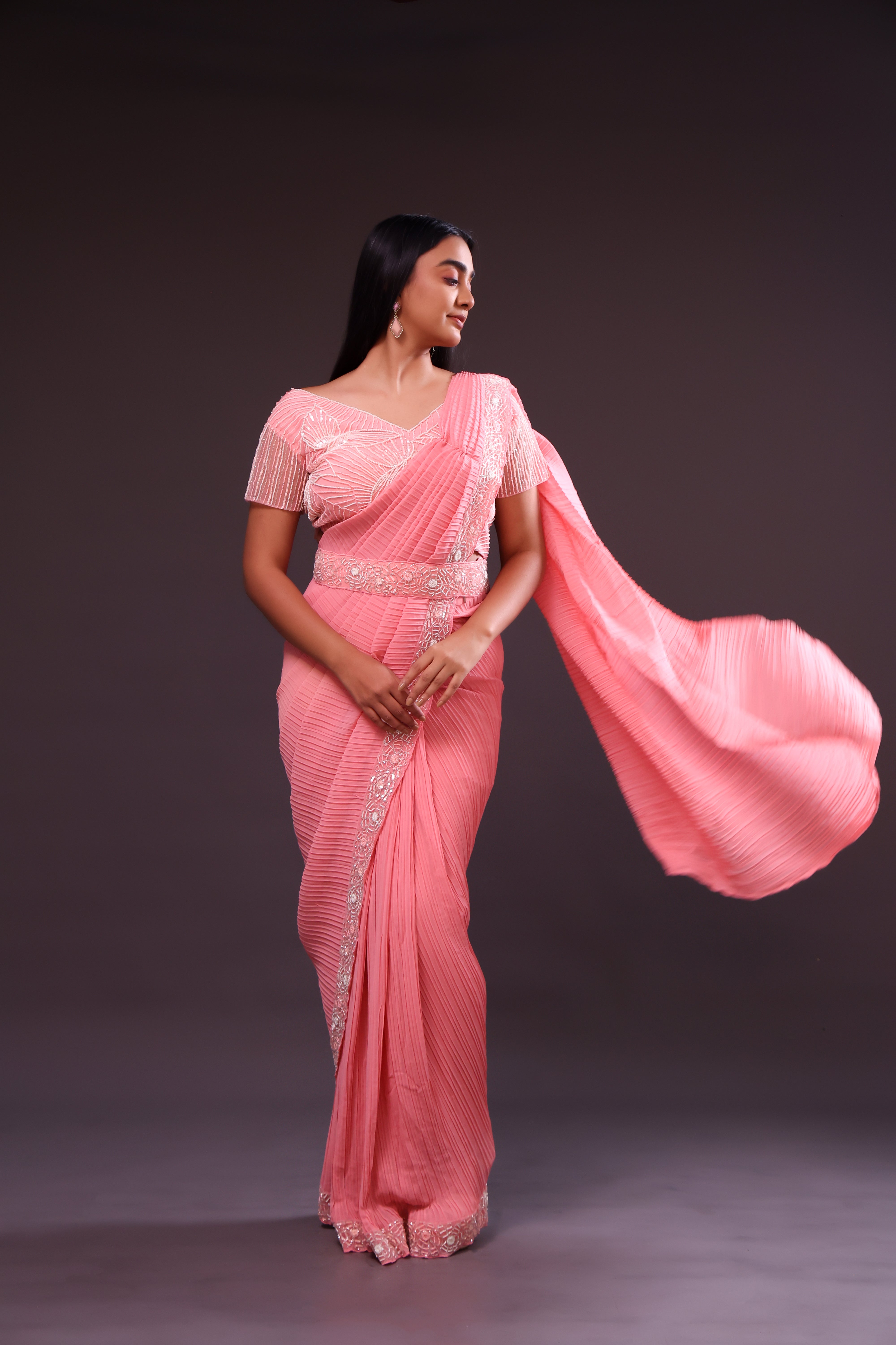 1 MINUTE  FANCY SAREE-FA4093