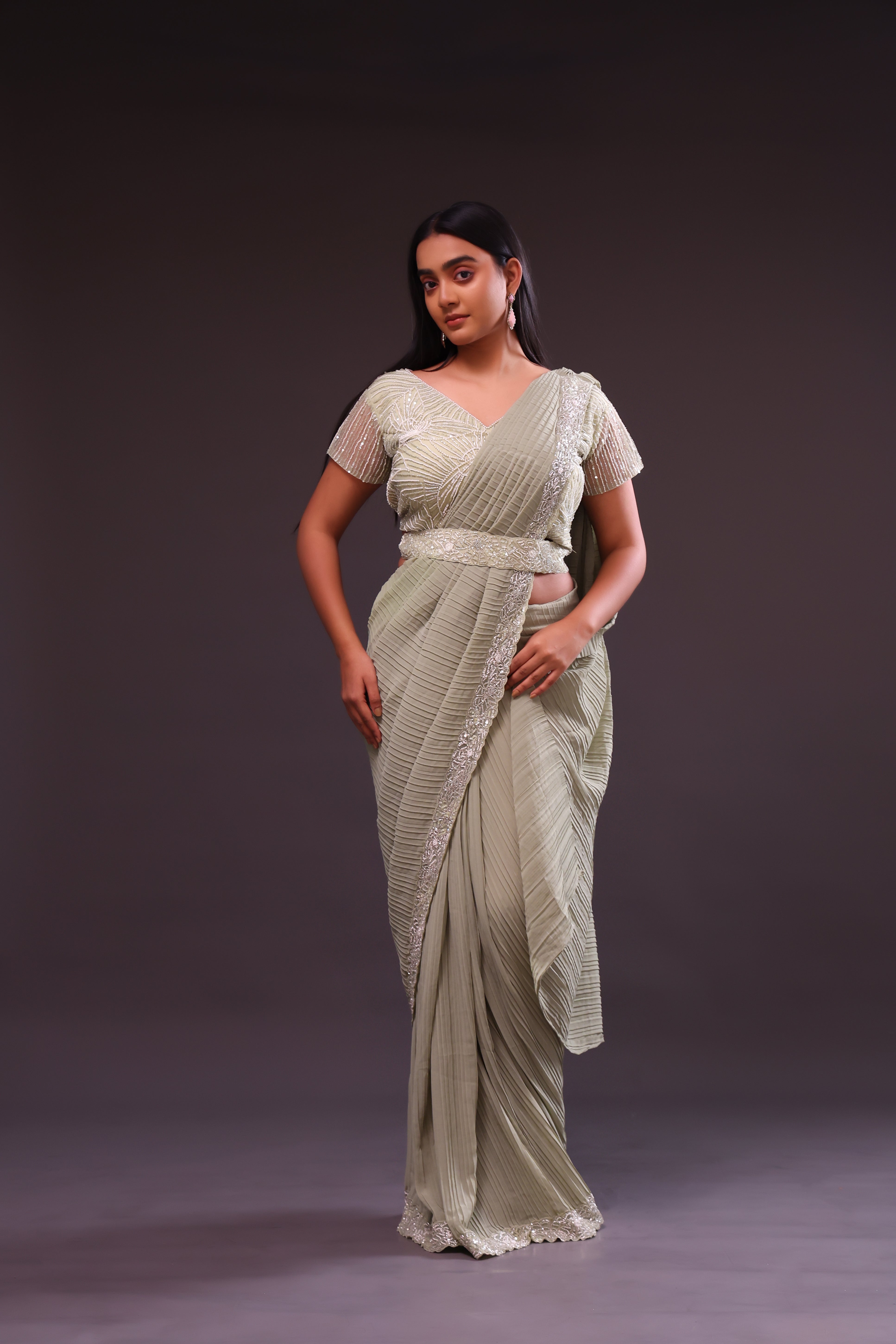 1 MINUTE  FANCY SAREE-FA4094