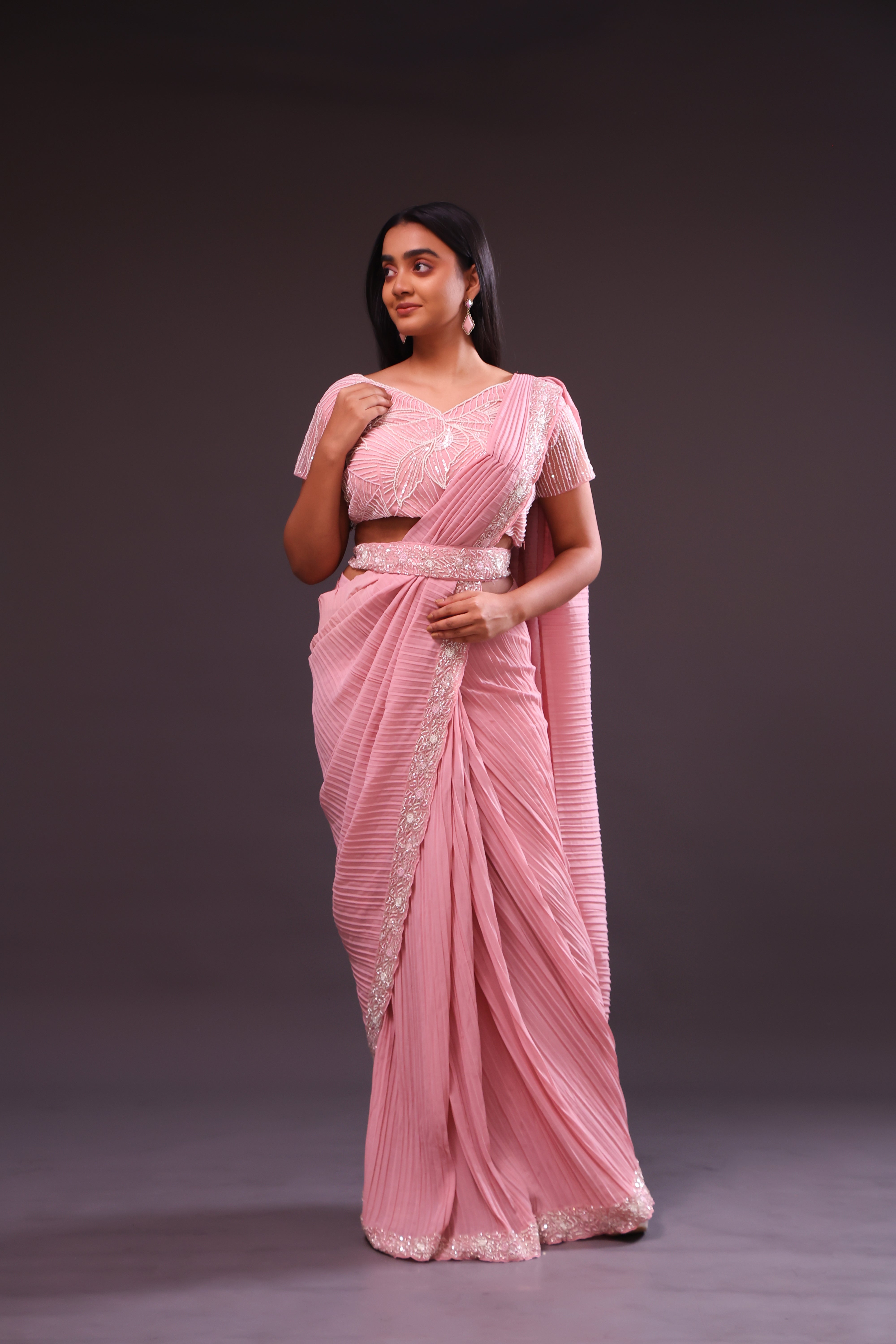 1 MINUTE  FANCY SAREE-FA4096