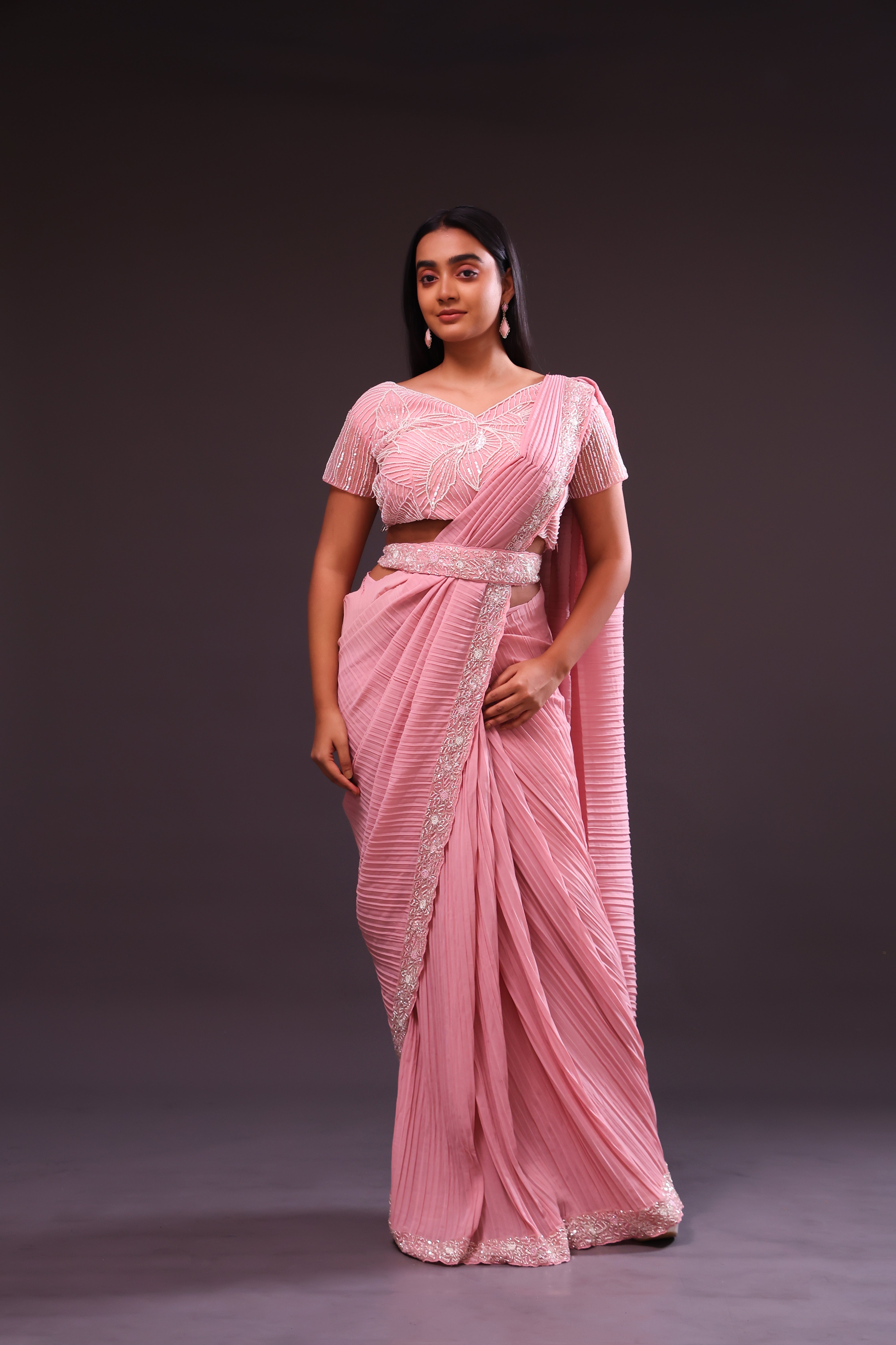 1 MINUTE  FANCY SAREE-FA4096