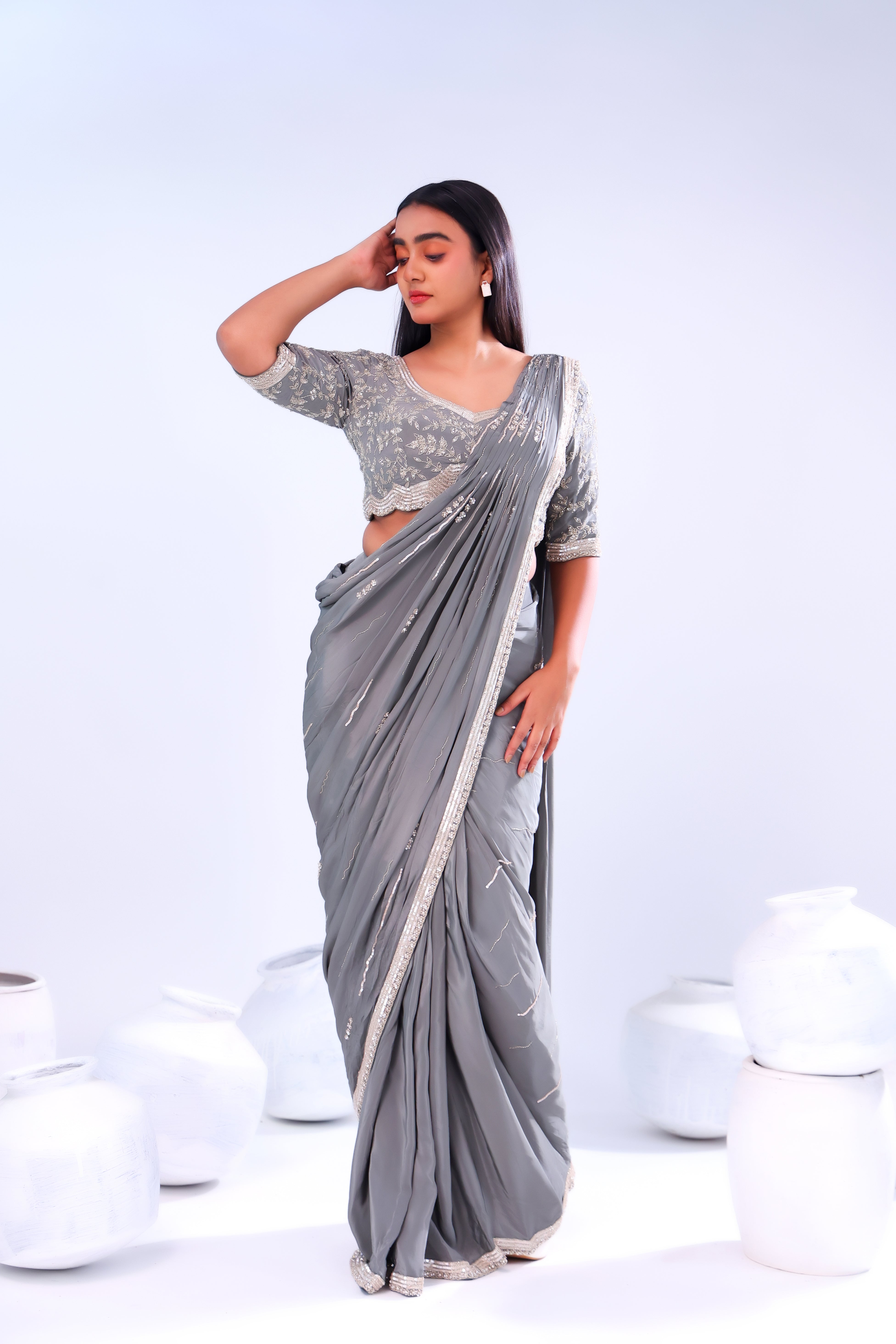 1 MINUTE  FANCY SAREE-FA4109