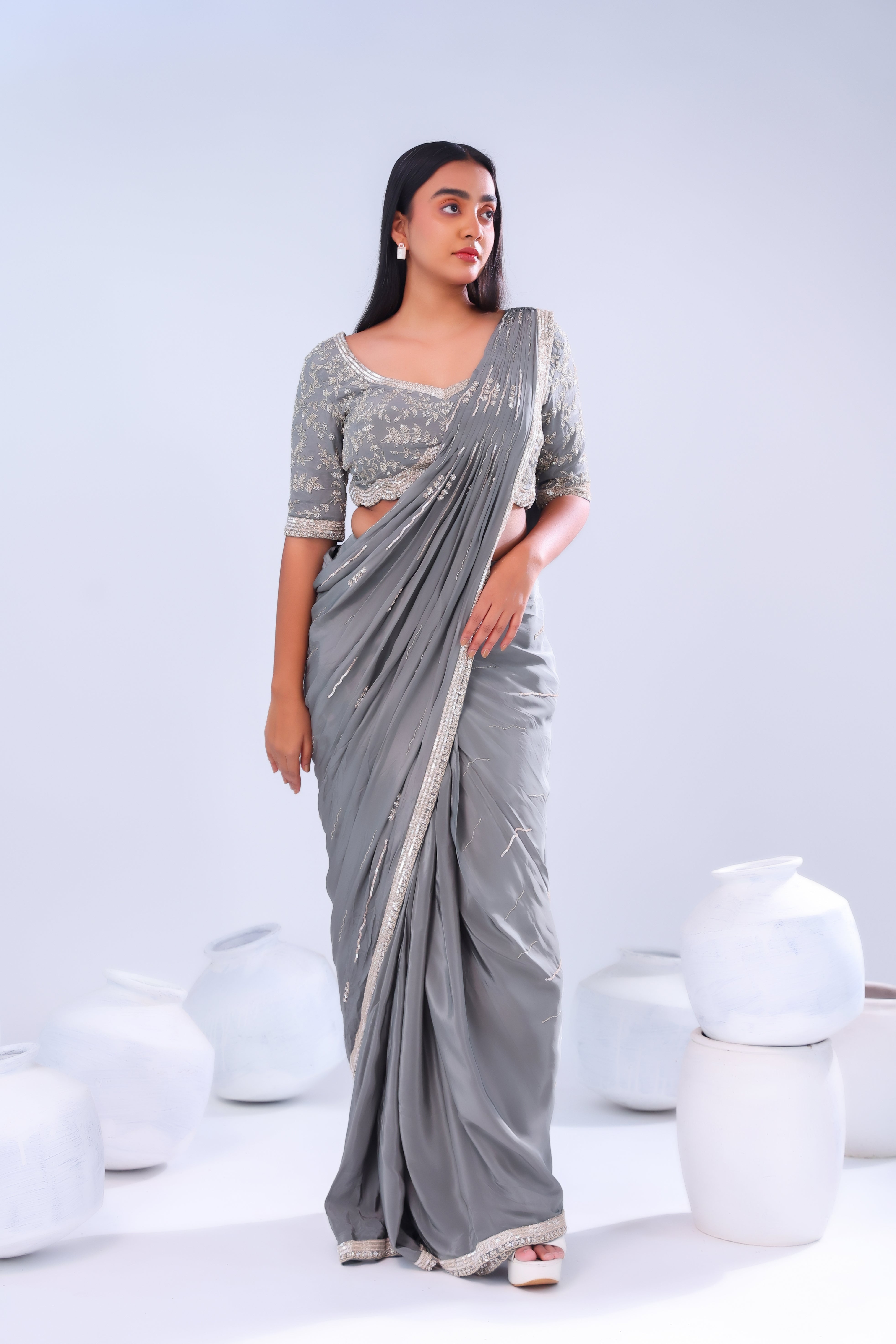 1 MINUTE  FANCY SAREE-FA4109