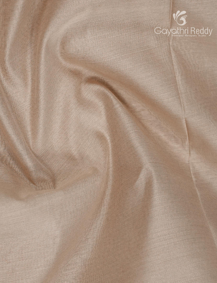 Pure Chanderi Sico Saree in Cream and Baby Pink