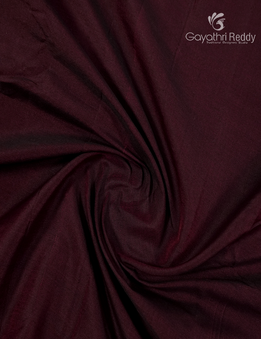Pure Narayanpet Cotton Saree in Deep Brown