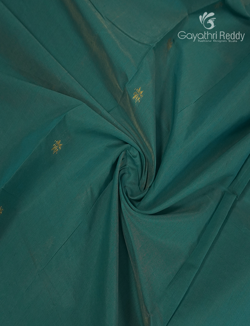 Sico Saree in Teal Green and Purple