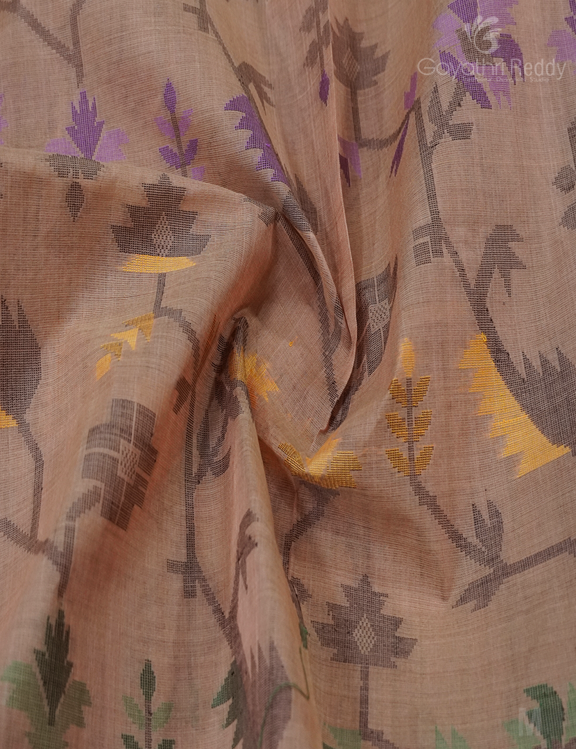 JAMDANI COTTON(WITHOUT BLOUSE)-JMC434