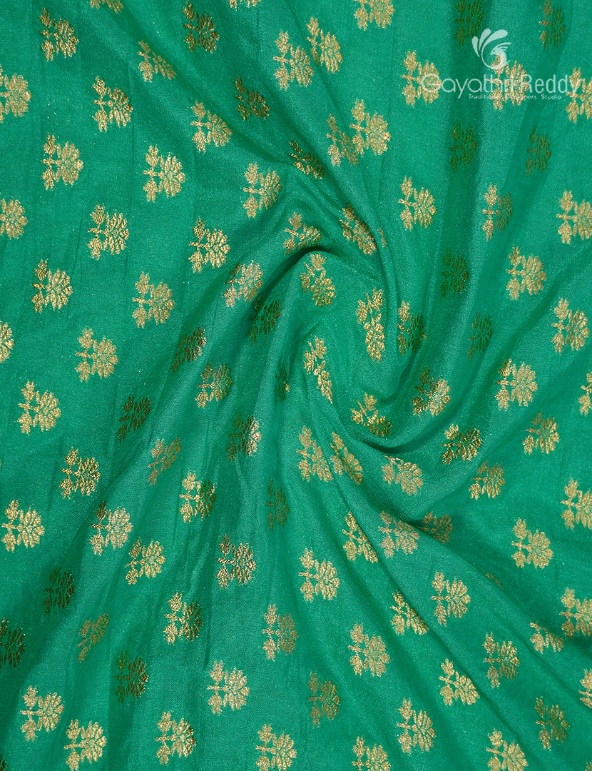 Banaras Georgette Saree in Sea Foam Green