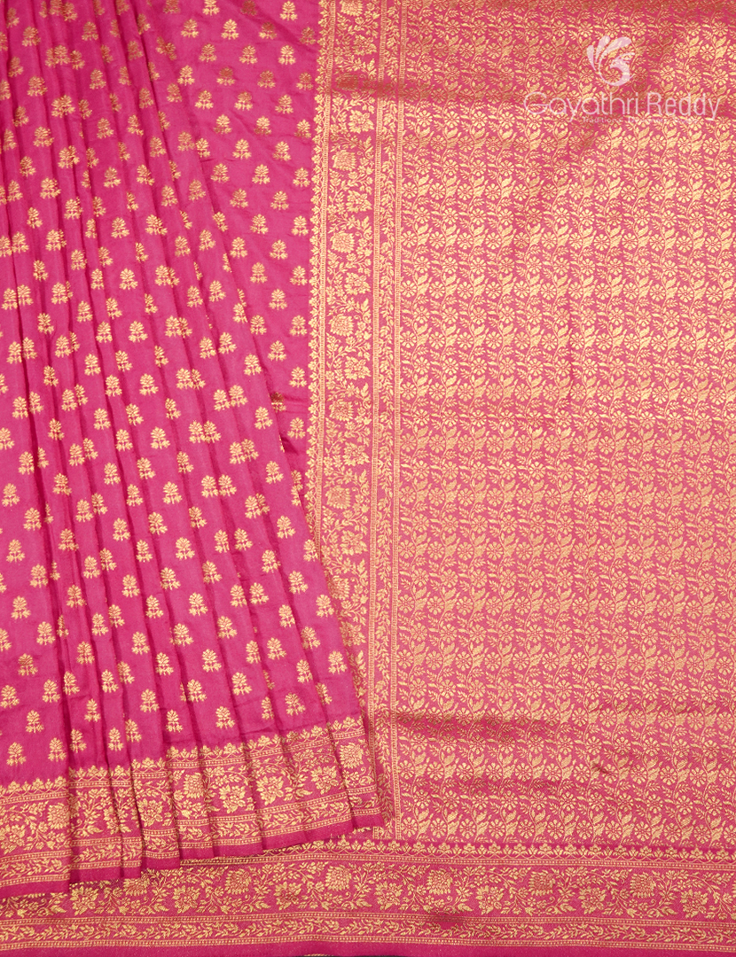 Banaras Georgette Saree in Blush Pink