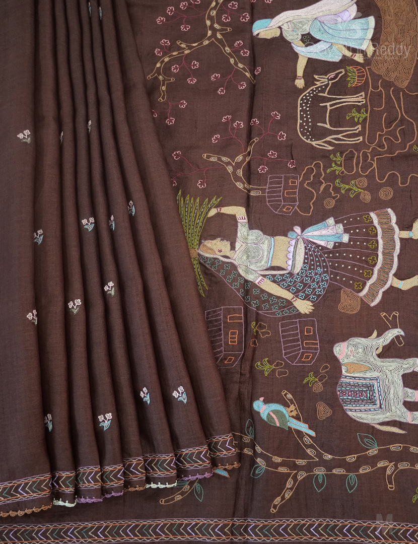 PURE DESI TUSSAR FANCY-TS1490