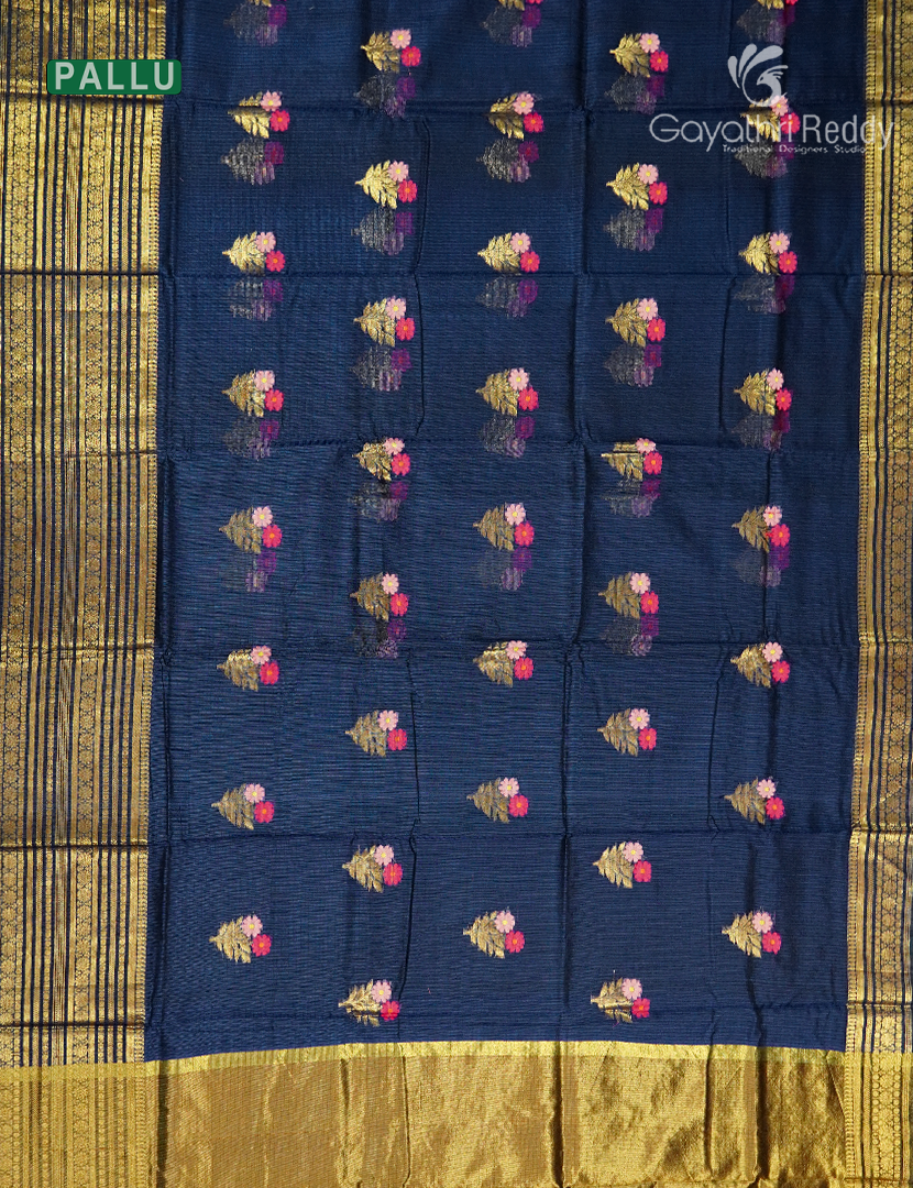 Pure Silk Kota Saree in Blue