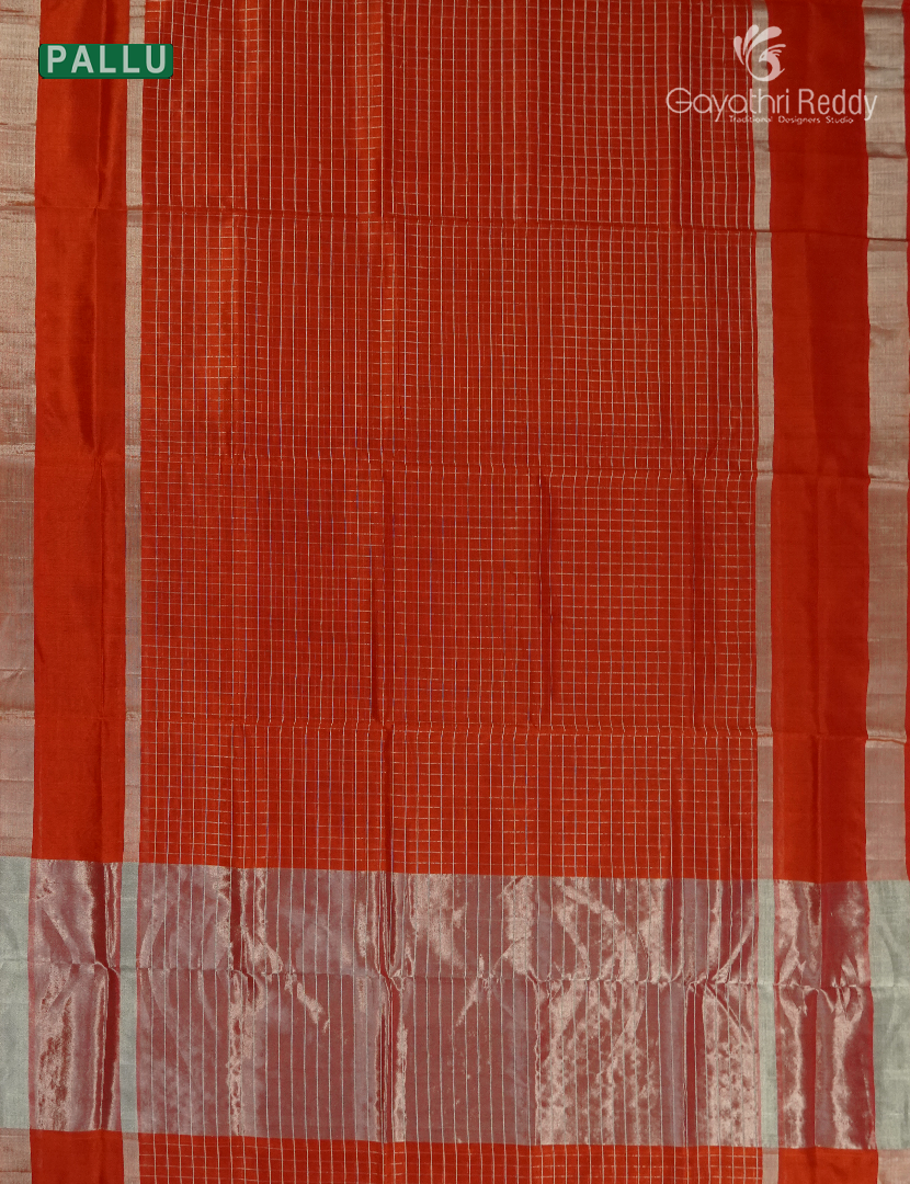 Pure Arani Sico Saree in Red