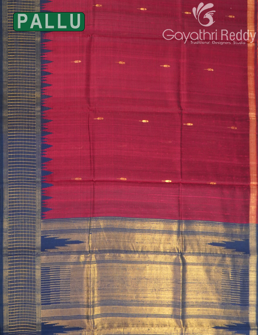 PURE KHADI PATTU SAREE-KHP1373