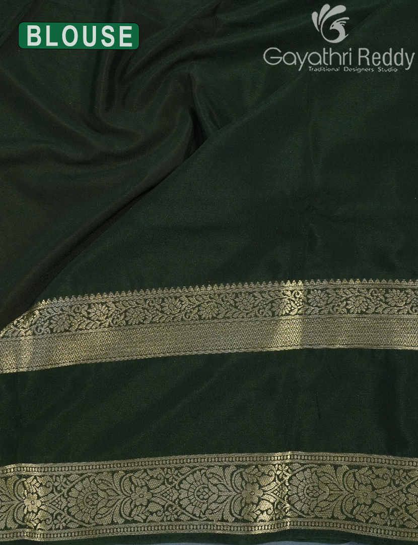 SEMI MYSORE CREPE SAREE-SMC328