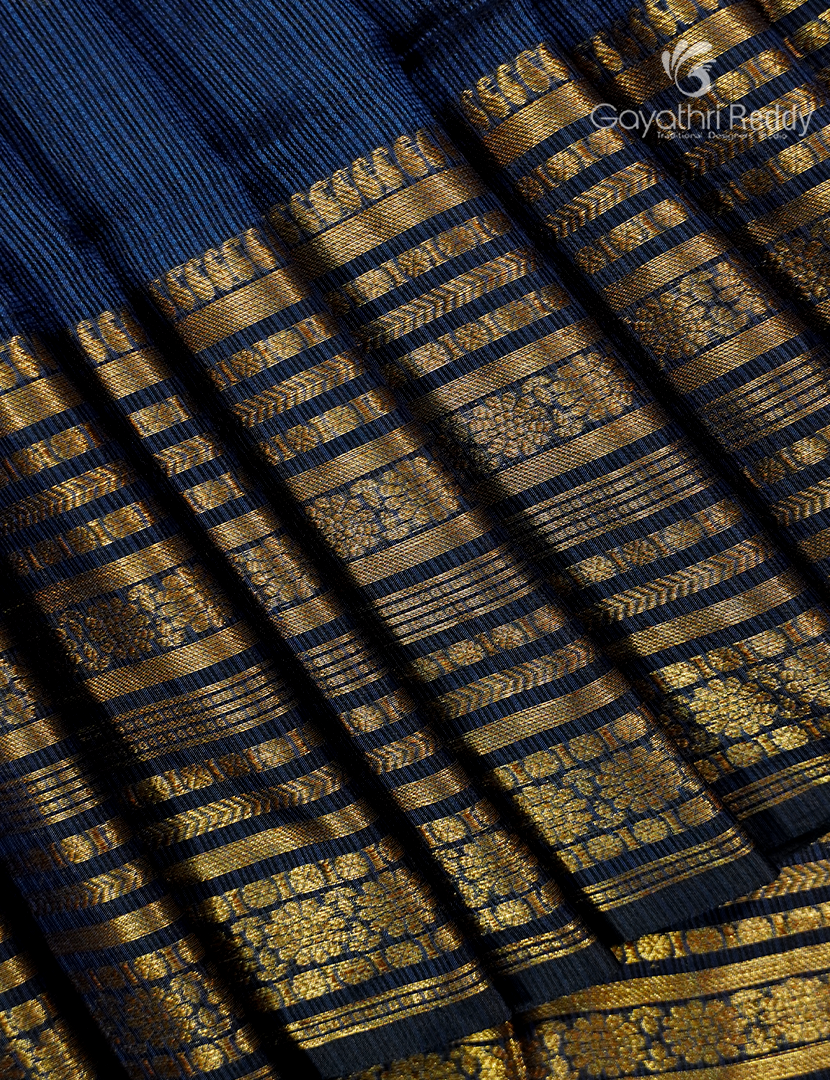 Pure Silk Kota Saree in Blue
