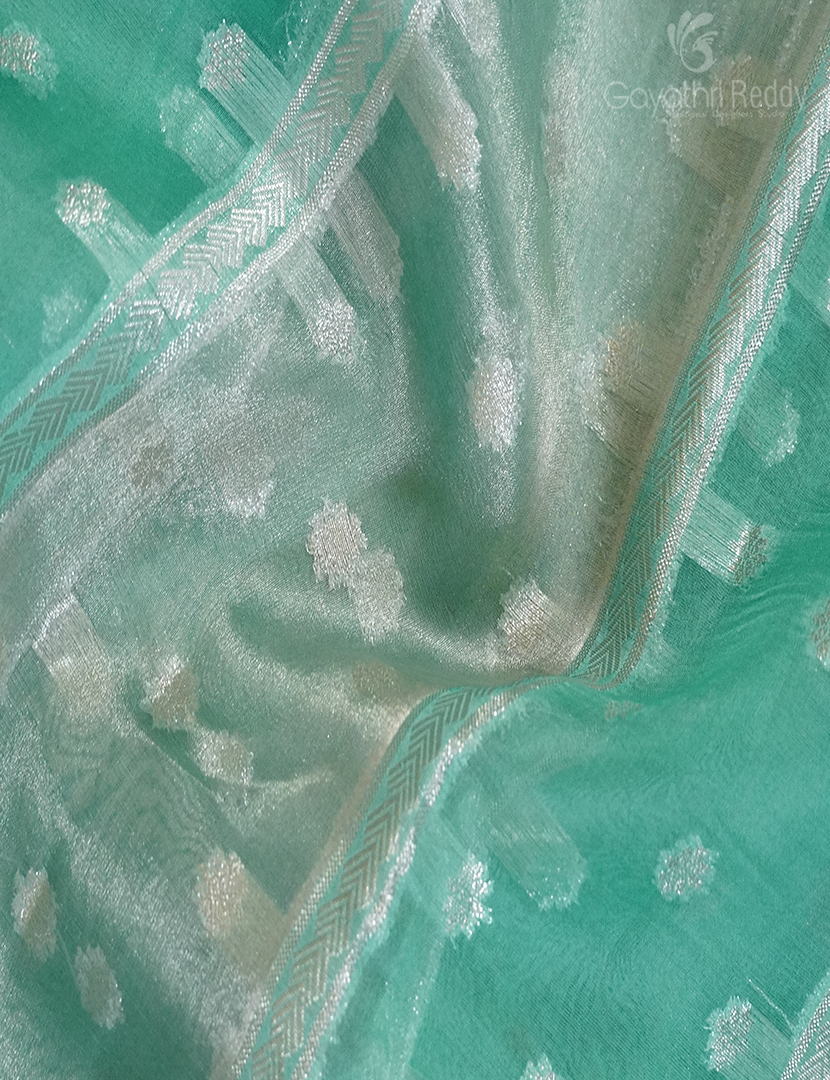 PURE BANARAS KORA SILK-BKS82