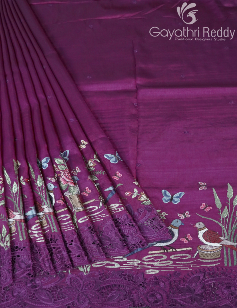 SEMI DUPION SILK SAREE-SDS126