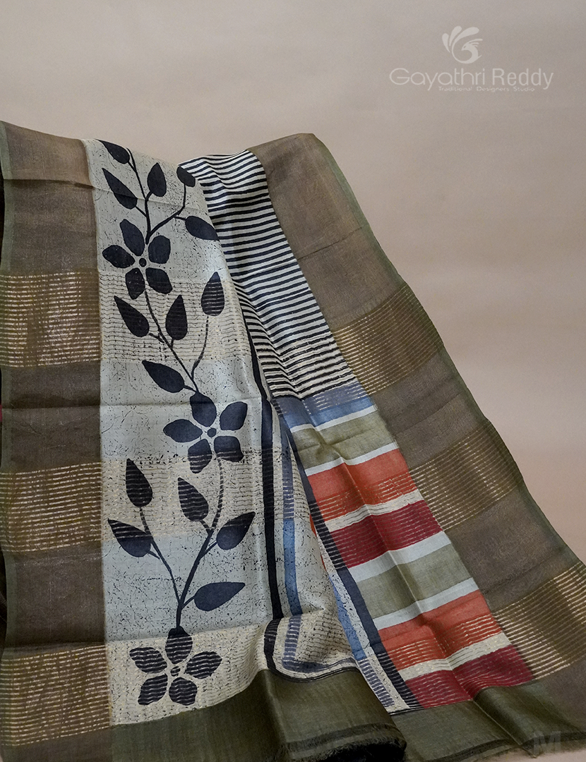 PURE DESI TUSSAR SILK-TS898