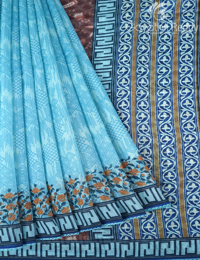 CHANDERI SILK SAREE-CPS1095