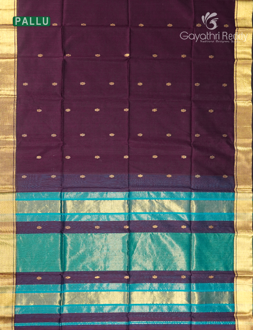 PURE CHANDERI BUTTA SAREES -CPS1198