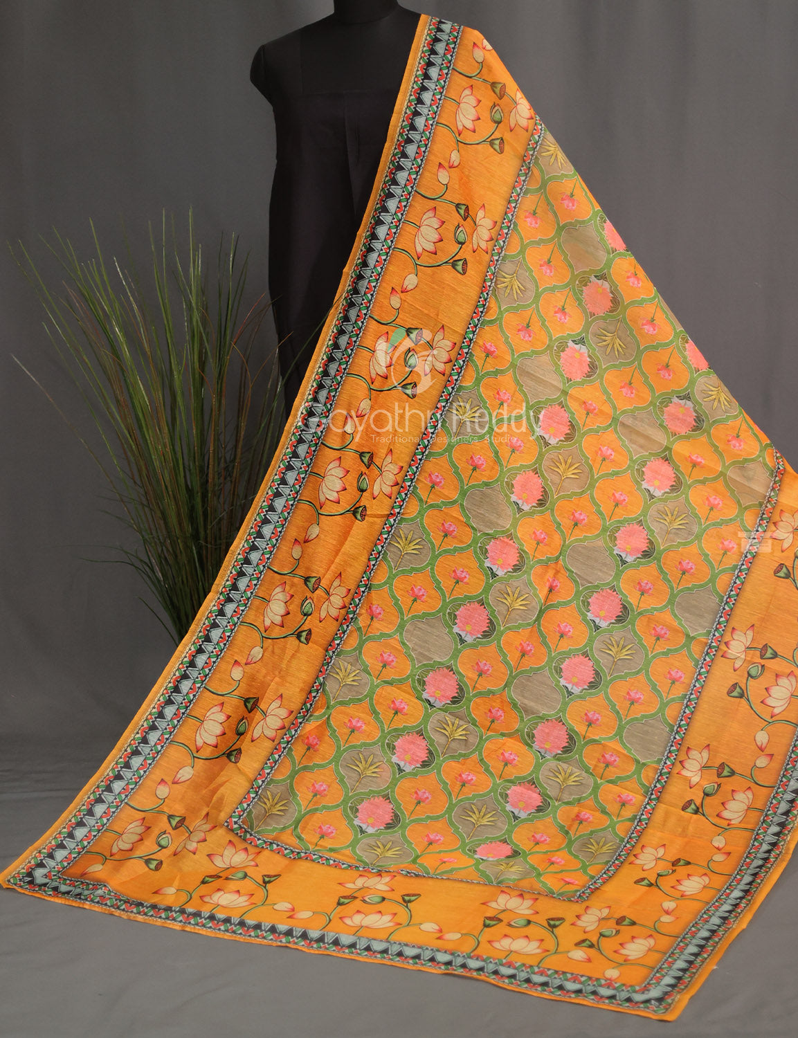 SEMI CHANDERI DUPATTA-SCD54