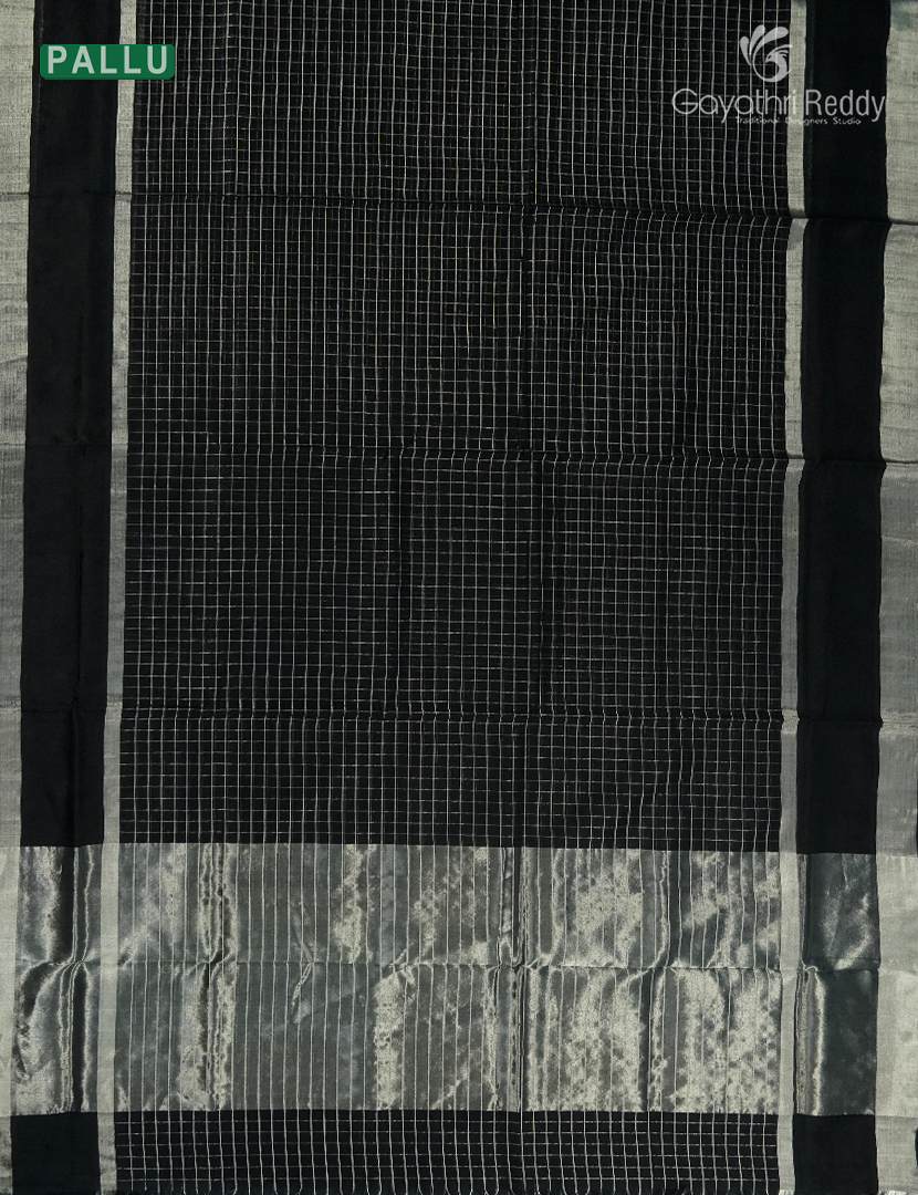 Pure Arani Sico Saree in Black