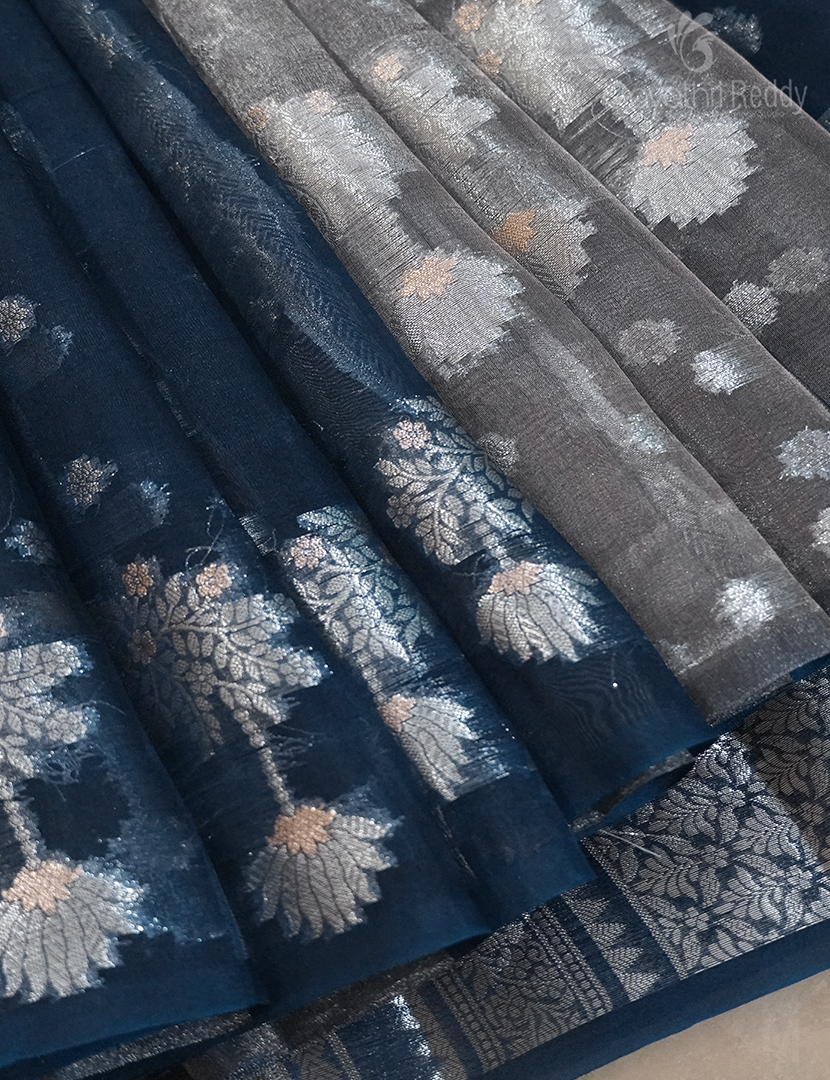 PURE BANARAS KORA SILK-BKS83