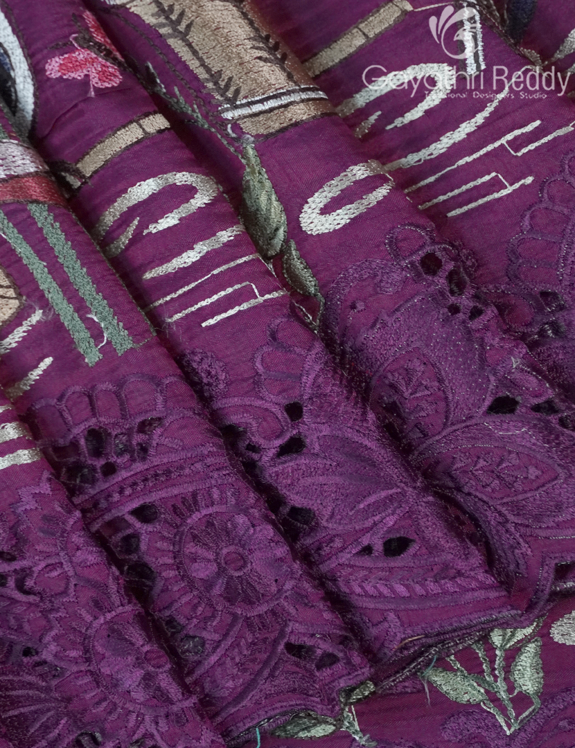 SEMI DUPION SILK SAREE-SDS126