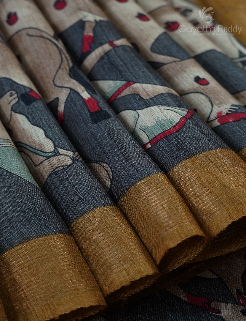 PURE DESI TUSSAR SILK-TS1376