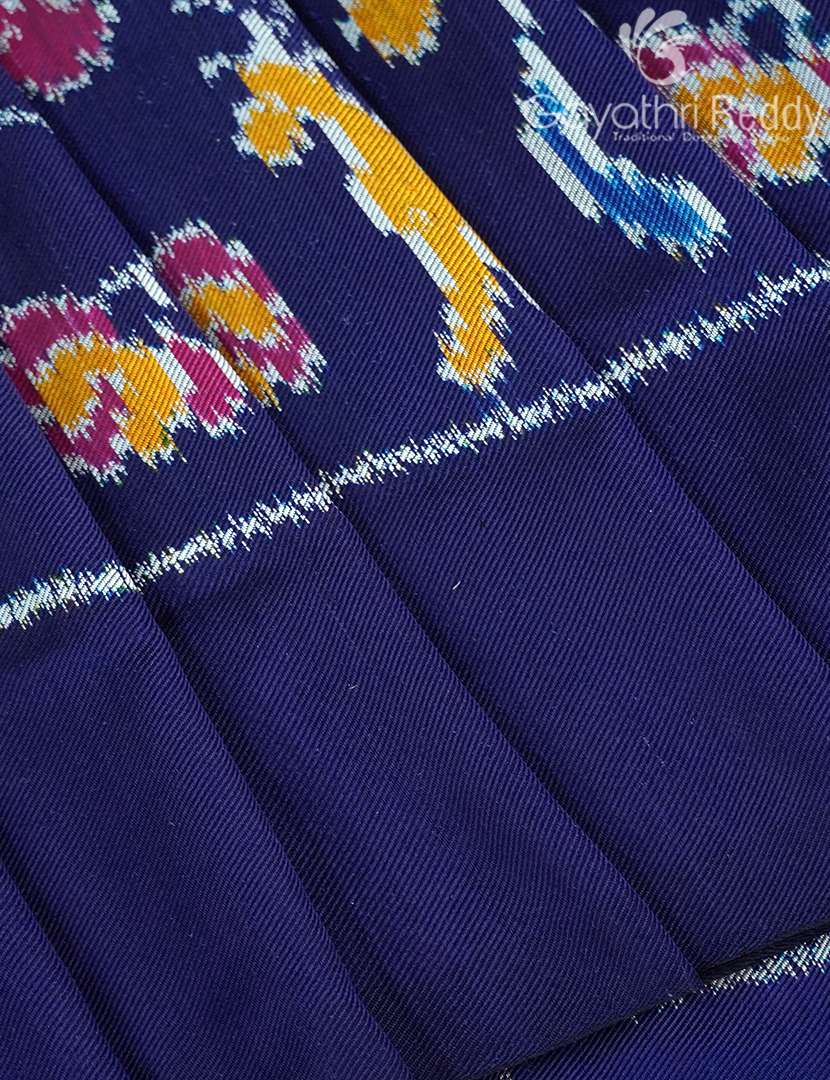 PURE TWILL IKKAT PATTU-IP777
