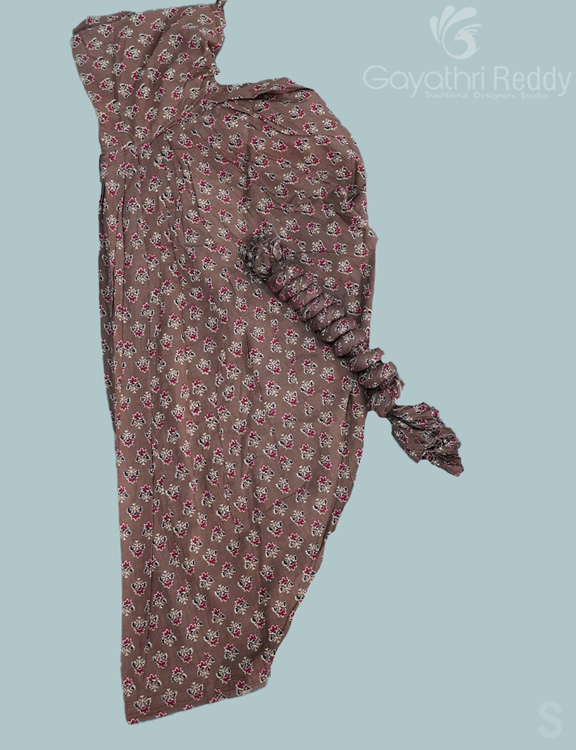 COTTON PRINTED CHUNNI AND BOTTOM-CPCB10