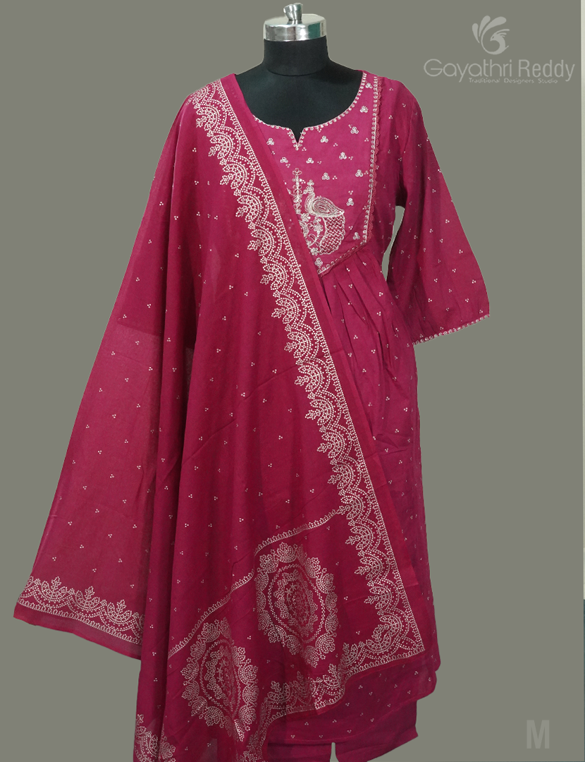 READYMADE DRESS SET(3PC)-KDS942