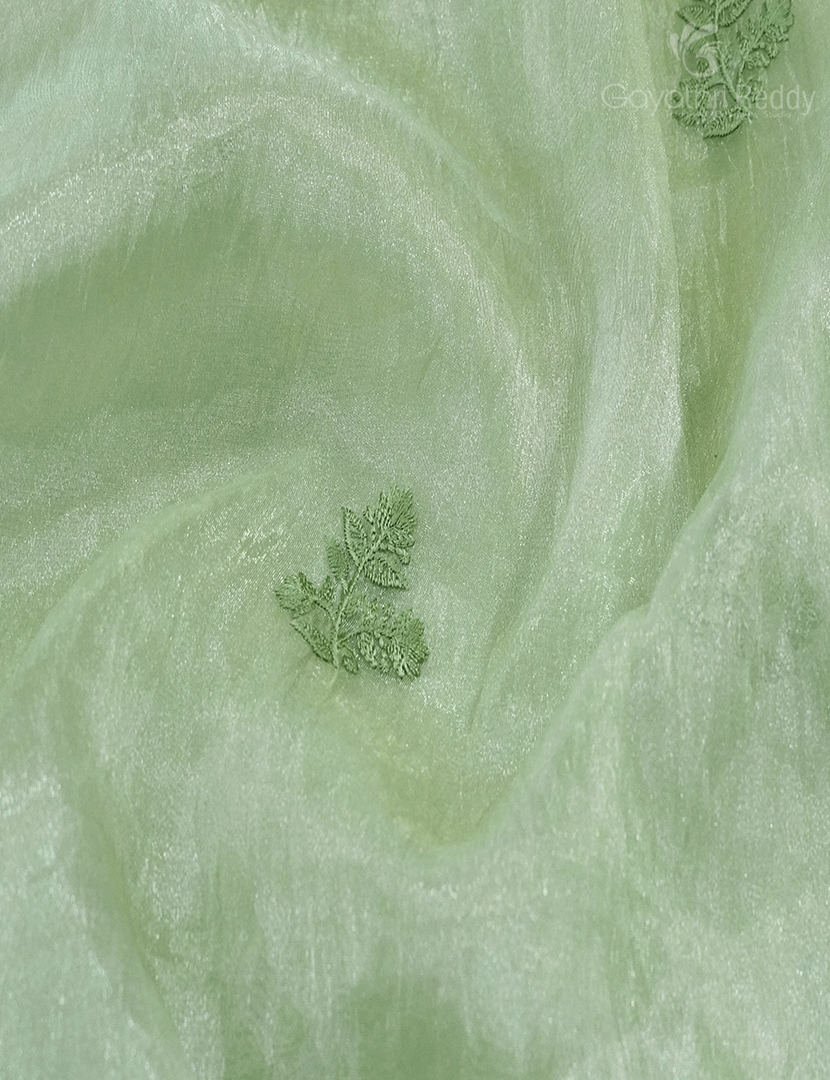 GLASS ORGANZA HANDWORK SAREE-FO714