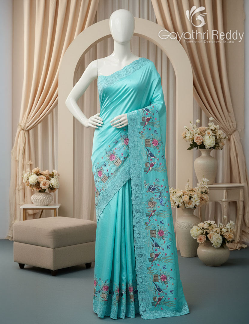 SEMI DUPION SILK SAREE-SDS122